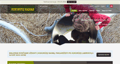 Desktop Screenshot of kukuruzulabirintas.lt